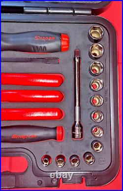 SNAP ON Tools USA NEW 33pc 3/8 DRIVE METRIC & SAE General Service HARD Foam CASE