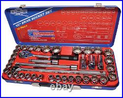 SP Tools Socket Set 888 1/2 Drive 12 Point Metric/SAE 39 PieceT820300