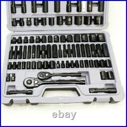 STANLEY Mechanics Tool Set, Black Chrome STMT72254W Universal Ratchet 123-Piece