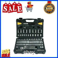 STANLEY STMT71652 1/4 & 3/8 Drive SAE/Metric 123 Piece Socket Set