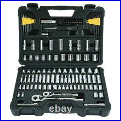 STANLEY STMT71652 1/4 & 3/8 Drive SAE/Metric 123 Piece Socket Set