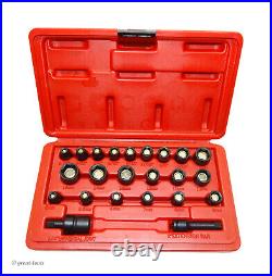 SUNEX TOOLS 1/4 Drive Magnetic Impact Socket Set, 6-pt, Metric & Standard SUNEX TOOLS 1/4 Drive Magnetic Impact Socket Set, 6-pt, Metric & Standard