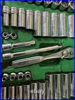 S&K 3/8 Drive Metric & Standard 48 Piece Socket Set SAE and Metric In Case