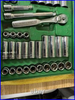 S&K 3/8 Drive Metric & Standard 48 Piece Socket Set SAE and Metric In Case