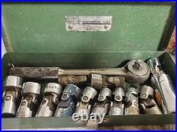 S&K MASSIVE BIG LOT OF TOOLS Sockets SAE Metric ratchet 1/4 3/8 1/2 3/4 SK S. K