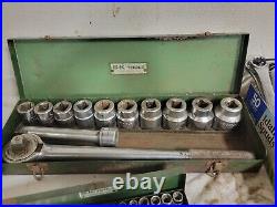 S&K MASSIVE BIG LOT OF TOOLS Sockets SAE Metric ratchet 1/4 3/8 1/2 3/4 SK S. K