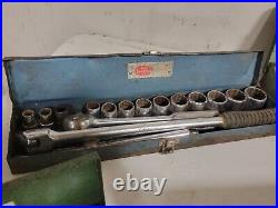 S&K MASSIVE BIG LOT OF TOOLS Sockets SAE Metric ratchet 1/4 3/8 1/2 3/4 SK S. K
