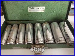 S&K MASSIVE BIG LOT OF TOOLS Sockets SAE Metric ratchet 1/4 3/8 1/2 3/4 SK S. K