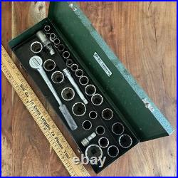 S-K Tools USA 1/2 Drive 29 PC Metric & SAE Socket Set W Metal Case