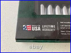 S-K brand new 1/4 drive 39 piece socket set made in USA
