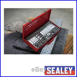 Sealey Premier Ak692 45 Pc Piece 3/8 Sq Square Drive Chrome Socket Set