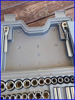 Sears Craftsman 75pc Metric & SAE Socket Set #33675 MADE IN USA. READ. J6