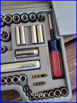 Sears Craftsman 75pc Metric & SAE Socket Set #33675 MADE IN USA. READ. J6