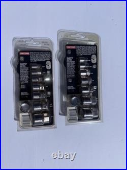 Sears Craftsman 8 Pc Easy Read Wrench Socket Set Metric 42801 and SAE 42800 USA