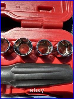 Sears Craftsman Max Axess 30 Piece SAE & Metric Pass Through Socket Set Nos 3282