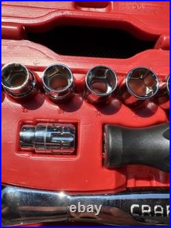 Sears Craftsman Max Axess 30 Piece SAE & Metric Pass Through Socket Set Nos 3282