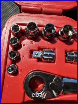 Sears Craftsman Max Axess 30 Piece SAE & Metric Pass Through Socket Set Nos 3282