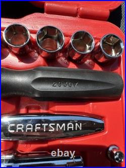 Sears Craftsman Max Axess 30 Piece SAE & Metric Pass Through Socket Set Nos 3282