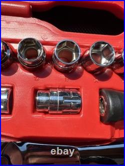 Sears Craftsman Max Axess 30 Piece SAE & Metric Pass Through Socket Set Nos 3282
