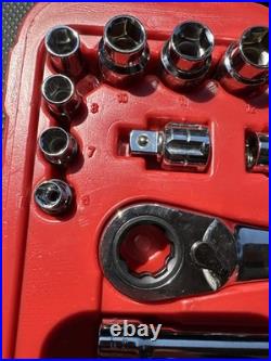Sears Craftsman Max Axess 30 Piece SAE & Metric Pass Through Socket Set Nos 3282
