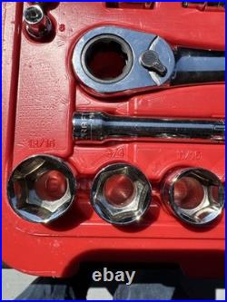 Sears Craftsman Max Axess 30 Piece SAE & Metric Pass Through Socket Set Nos 3282