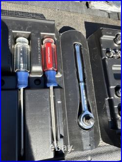 Sears Craftsman USA 55pc Mechanics Tool Set Socket Ratchet 33455 Nos Metric SAE