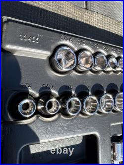 Sears Craftsman USA 55pc Mechanics Tool Set Socket Ratchet 33455 Nos Metric SAE