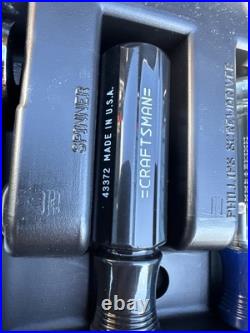 Sears Craftsman USA 55pc Mechanics Tool Set Socket Ratchet 33455 Nos Metric SAE