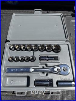 Sears Craftsman USA Nos 1/2 Drive Easy Read Socket Set 34931 Rare Metric 44809