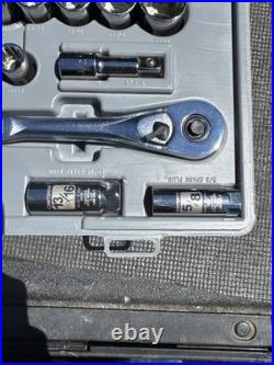 Sears Craftsman USA Nos 1/2 Drive Easy Read Socket Set 34931 Rare Metric 44809