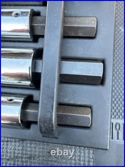 Sears Craftsman USA Nos 4PC Hex But Socket Set Rare 1/2 Drive 34482 Metric SAE