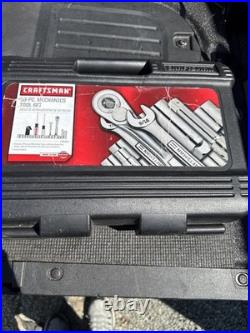 Sears Craftsman USA Nos 53 Pc Mechanics Tool Set 35053 Socket Sae Metric Ratchet