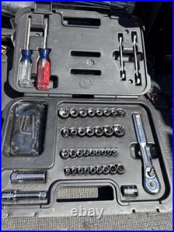 Sears Craftsman USA Nos 53 Pc Mechanics Tool Set 35053 Socket Sae Metric Ratchet