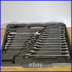 Silver Eagle by Matco Tools SAE & Metric Combination Wrench Set 12pt 22pc READ Silver Eagle by Matco Tools SAE & Metric Combination Wrench Set 12pt 22pc READ