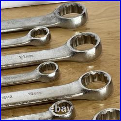 Silver Eagle by Matco Tools SAE & Metric Combination Wrench Set 12pt 22pc READ Silver Eagle by Matco Tools SAE & Metric Combination Wrench Set 12pt 22pc READ