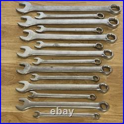 Silver Eagle by Matco Tools SAE & Metric Combination Wrench Set 12pt 22pc READ Silver Eagle by Matco Tools SAE & Metric Combination Wrench Set 12pt 22pc READ