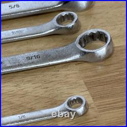 Silver Eagle by Matco Tools SAE & Metric Combination Wrench Set 12pt 22pc READ Silver Eagle by Matco Tools SAE & Metric Combination Wrench Set 12pt 22pc READ