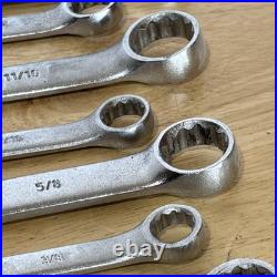 Silver Eagle by Matco Tools SAE & Metric Combination Wrench Set 12pt 22pc READ Silver Eagle by Matco Tools SAE & Metric Combination Wrench Set 12pt 22pc READ