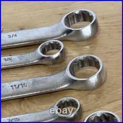 Silver Eagle by Matco Tools SAE & Metric Combination Wrench Set 12pt 22pc READ Silver Eagle by Matco Tools SAE & Metric Combination Wrench Set 12pt 22pc READ