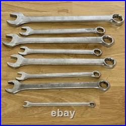 Silver Eagle by Matco Tools SAE & Metric Combination Wrench Set 12pt 22pc READ Silver Eagle by Matco Tools SAE & Metric Combination Wrench Set 12pt 22pc READ