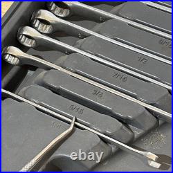 Silver Eagle by Matco Tools SAE & Metric Combination Wrench Set 12pt 22pc READ Silver Eagle by Matco Tools SAE & Metric Combination Wrench Set 12pt 22pc READ