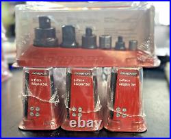 Snap-On 1206GS 6 Pc Combination Square Drive Adaptor Set