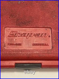 Snap On 144TMPB 1/4 Drive Metric & SAE Socket Set 6 Point General Service Set