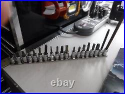 Snap-On 19pc 3/8 Drive Torx / Phillips / Hex Bit Socket Set Snap-On 19pc 3/8 Drive Torx / Phillips / Hex Bit Socket Set