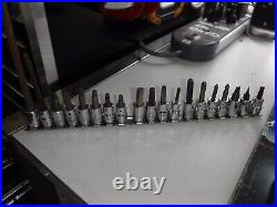 Snap-On 19pc 3/8 Drive Torx / Phillips / Hex Bit Socket Set Snap-On 19pc 3/8 Drive Torx / Phillips / Hex Bit Socket Set