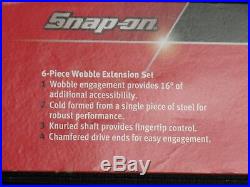 Snap On 1/4 Drive Wobble Extension Set 6 Piece Complete With Storage Tray