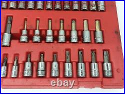 Snap On 37 Pc Combination Drive Socket Driver Set
