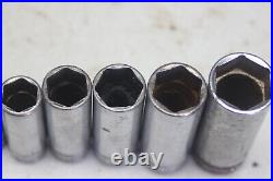 Snap On 3/8 Inch Drive Socket Lot 25 Pieces All Different