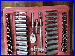 Snap-On 44 Piece 1/4 Drive 6-Point Metric/SAE General Service Set USA