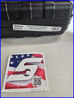 Snap On 44 Piece 1/4 Drive Metric & SAE General Service Socket Set 144TMPBFR